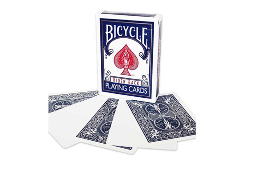 BICYCLE RIDER BACK BLUE DECK