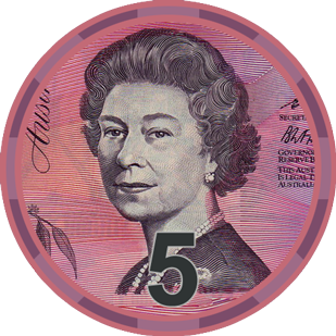 Australian Currency Ceramic Poker Chips 500pce Chip Set