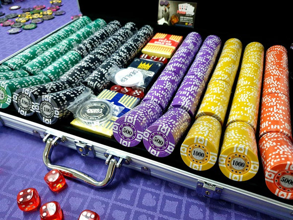 San Marino 300pce Poker Premium Clay Chip Set 13.5g w/ Case