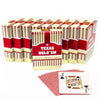 Texas Holdem 100% Plastic Playing Cards x 48 Decks - RED & BLUE