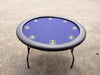 52" Round Black Poker Table