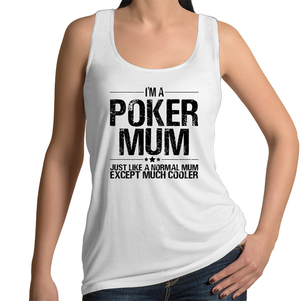 Im a Poker Mum Womens Singlet
