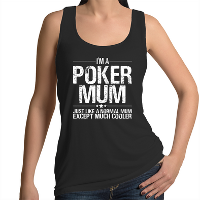 Im a Poker Mum Womens Singlet