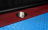 84" Deluxe Poker Table - Blue Suited Speed Felt (folding legs)