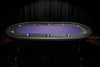 84" Deluxe V2 Poker Table - Purple Suited Speed Felt