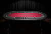 84" Deluxe V2 Poker Table - Red Suited Speed Felt