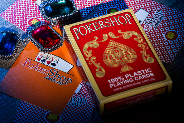 PokerShop Playing Cards 144 x Decks - 100% Plastic