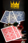 KING Playing cards Prestige 2 Pack 100% Plastic (Poker/Jumbo)