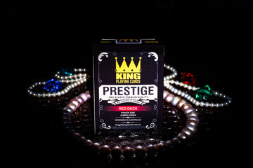 King "Prestige" Playing Cards Single Deck - Red