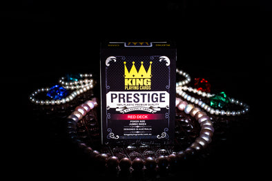 King "Prestige" Playing Cards Single Deck - Red