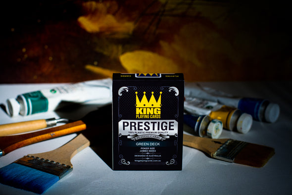 King "Prestige" Playing Cards Single Deck - Green