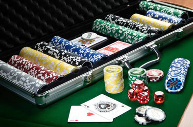 Las Vegas 500pce Tournament Poker Chip Set w/ Case