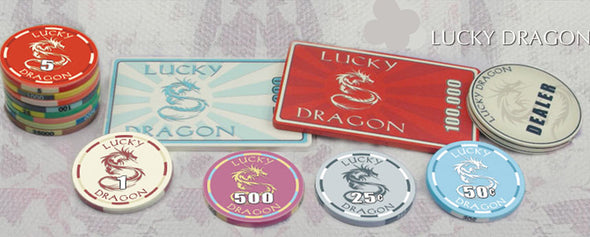 LUCKY DRAGON CERAMIC 500 x 10g chips