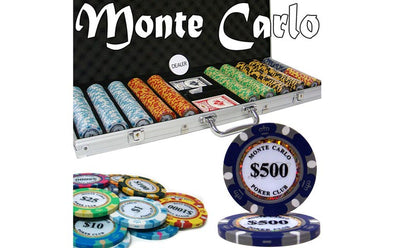 500pce Monte Carlo 14.5g Chip set (Premium Clay)
