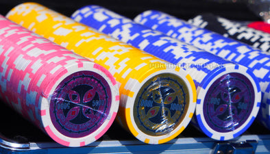 500pce Ultimate Laser Poker Chip set