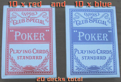Club 98 Playing Cards x 20 Decks