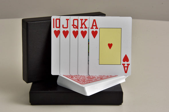 KING Playing cards Prestige 2 Pack 100% Plastic (Poker/Jumbo)
