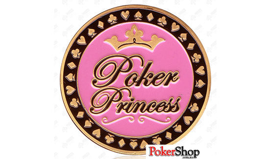 Gold Poker Card Guard - Poker Princess