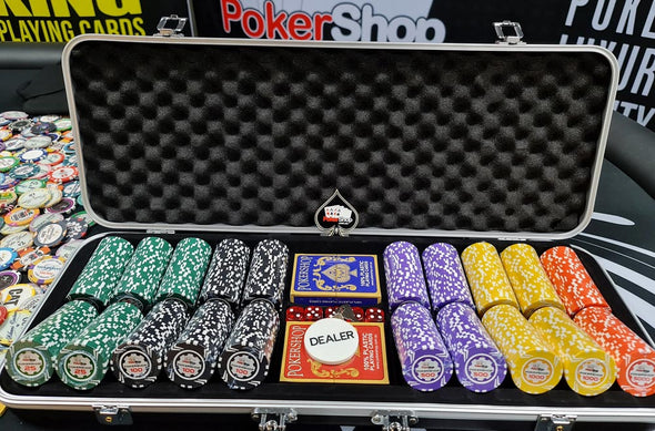 PokerShop 500pce Poker Chip Set 13.5g