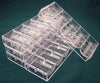 600 ct Casino Acrylic Poker Chip Carrier with trays
